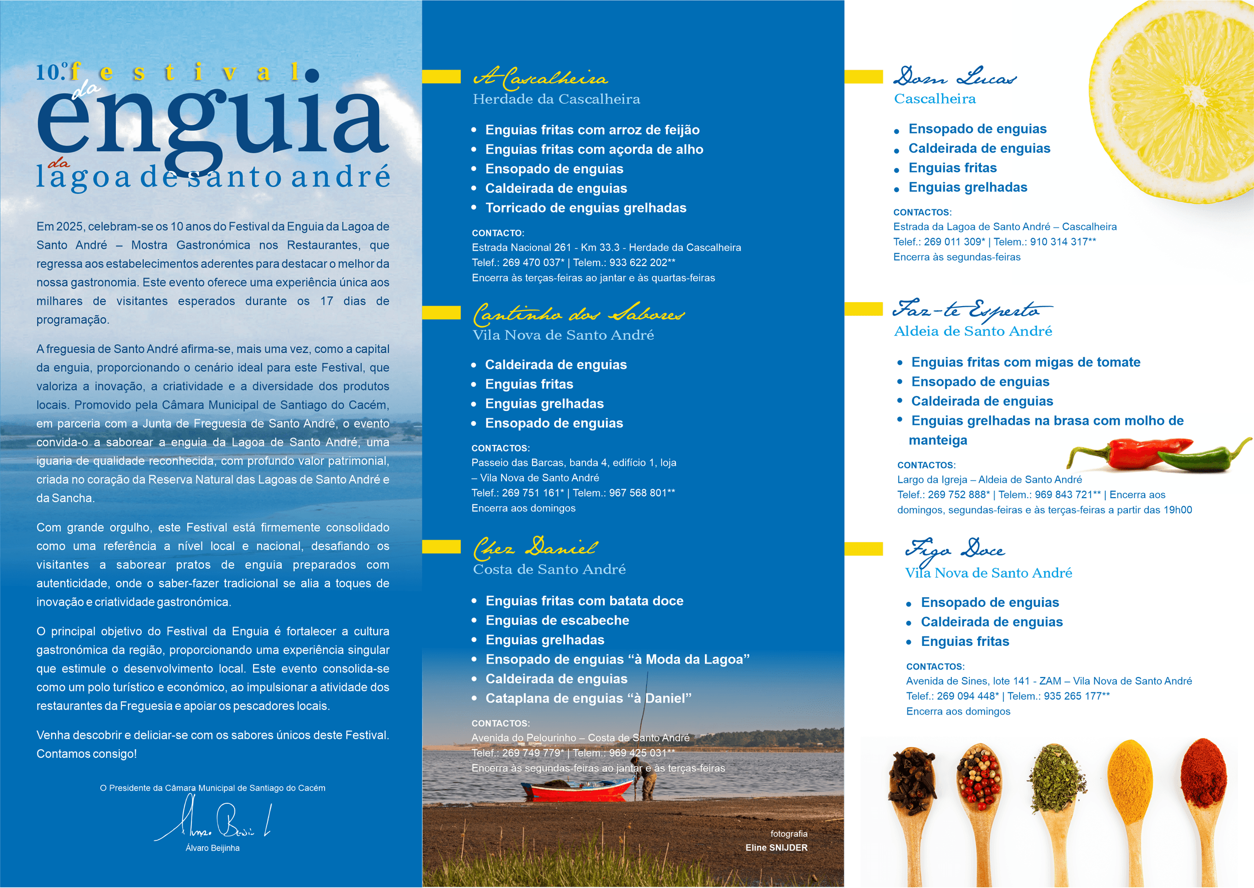 Festival da Enguia 2025_programa