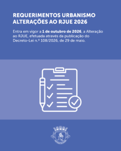 Alterações ao RJUE 2026