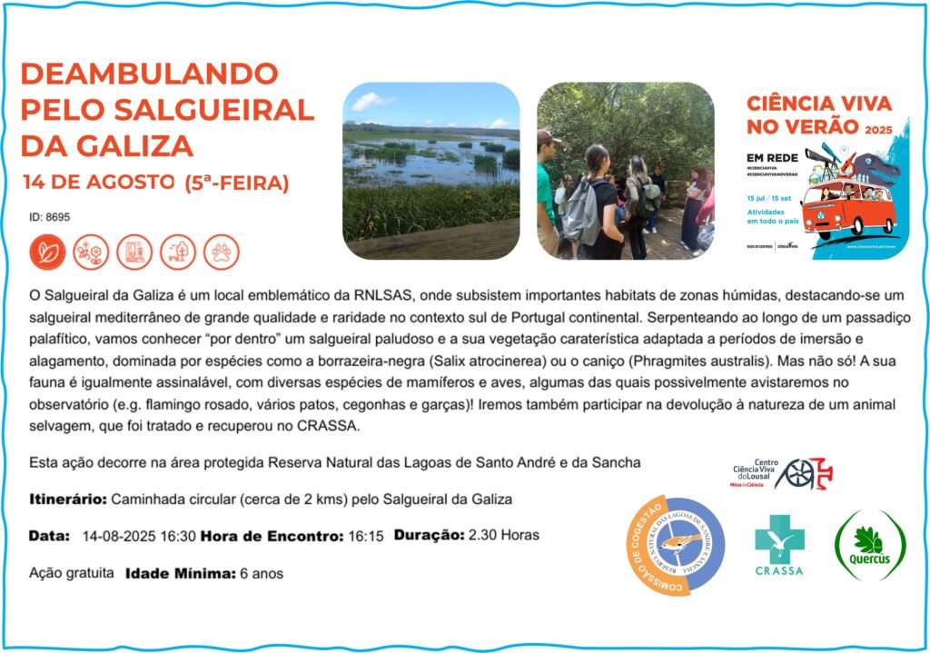 Deambulando pelo Salgueiral da Galiza - Ciência Viva