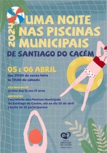 uma noite nas piscinas municipais